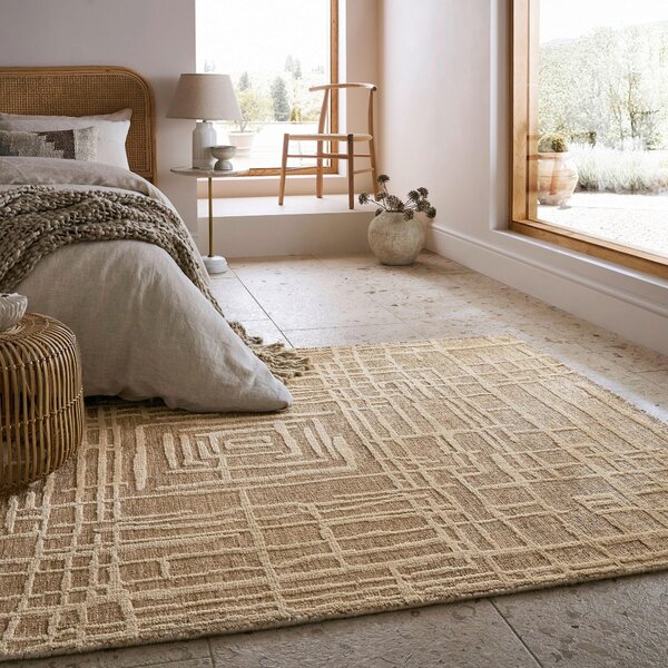 TKANÝ KOBEREC, 160/230 cm béžová Flair Rugs - Online Only koberce & rohožky, Online Only