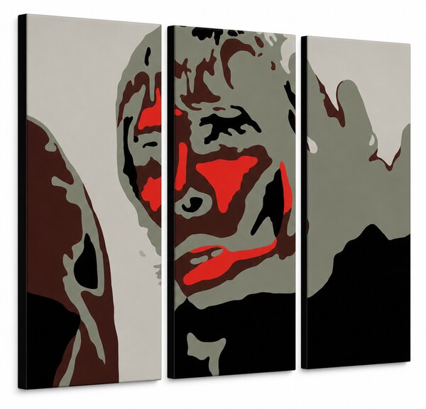 Ručně malovaný obraz POP Art Ian Brown 3 kusy ibb - 60x40 cm