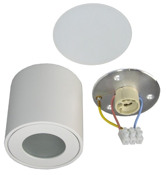 Venkovní stropní svítidlo FARA 1xGU10/50W/230V IP54 bílá