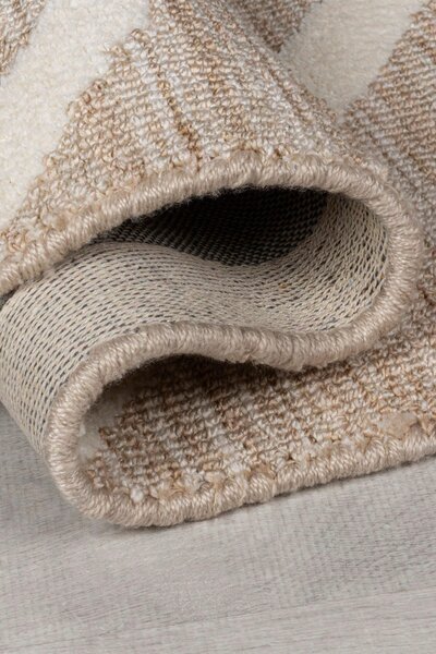 TKANÝ KOBEREC, 120/170 cm béžová Flair Rugs - Online Only koberce & rohožky, Online Only