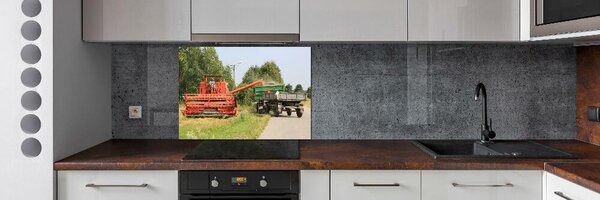 Skleněný panel do kuchyně Kombajn pksh-34414578