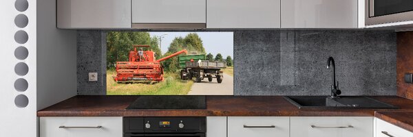Skleněný panel do kuchyně Kombajn pksh-34414578