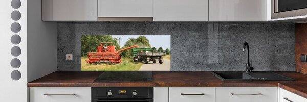 Skleněný panel do kuchyně Kombajn pksh-34414578