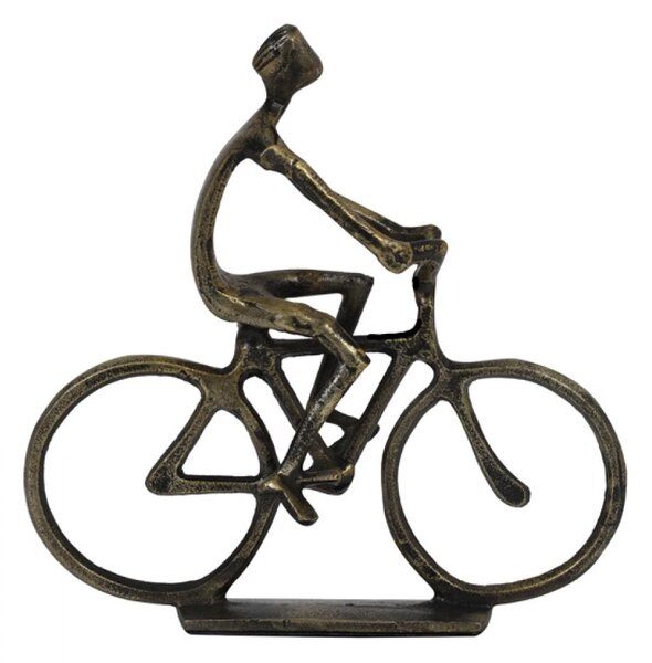 Light & Living Ornament Cyclist antik bronz