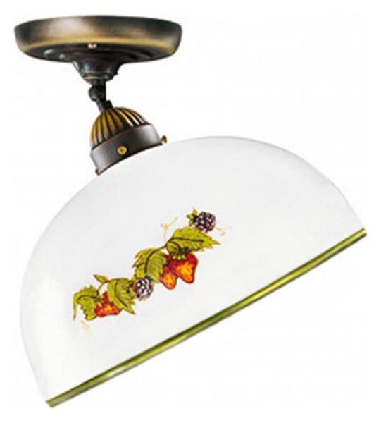Kolarz 731.10.136 - Přisazený lustr NONNA 1xE27/75W/230V pr. 30 cm víno/jahody