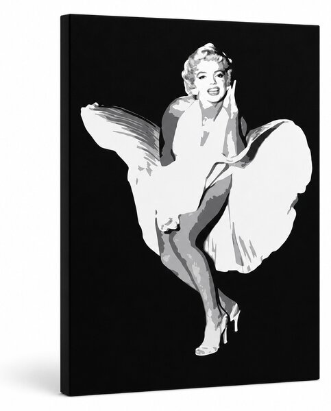 Ručně malovaný obraz POP Art Marilyn Monroe 1 kus mon6 - 30x40 cm