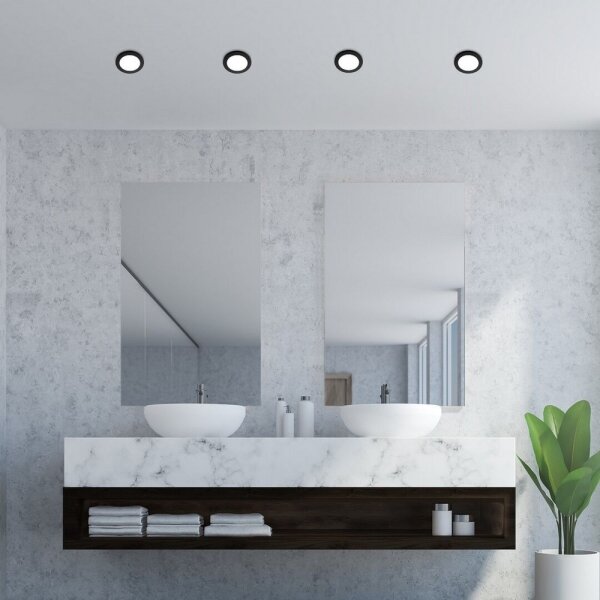 Rabalux 5274 - LED Koupelnové podhledové svítidlo COCO LED/3W/230V IP44 černá