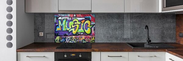 Panel lacobel Graffiti na stěně pksh-35334912