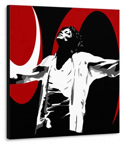 Ručně malovaný obraz POP Art Michael Jackson 1 díl mj1 - 50x50 cm