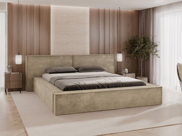 Čalouněná postel Xawores, Rozměr postele: 160 x 200 cm, Barva: Lumo 30 5903211546020