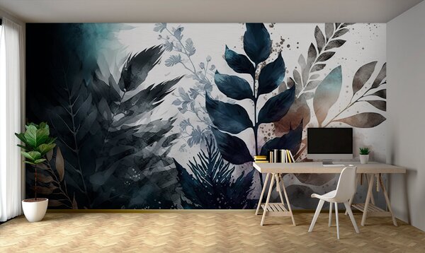 Fototapeta Elegantní botanický abstraktní design, Fototapety s listy, Populární fototapety, u75436 - Tapeko.co.cz