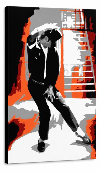Ručně malovaný obraz POP Art Michael Jackson 1 kus mj4 - 40x60 cm
