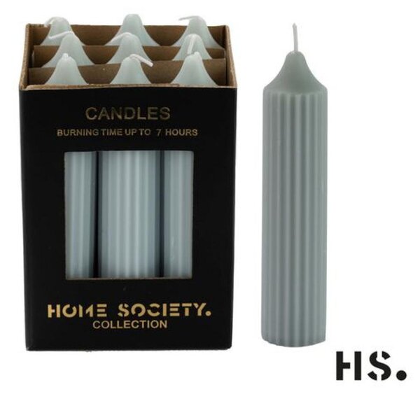 Home Society Svíčka pruhovaná modrá