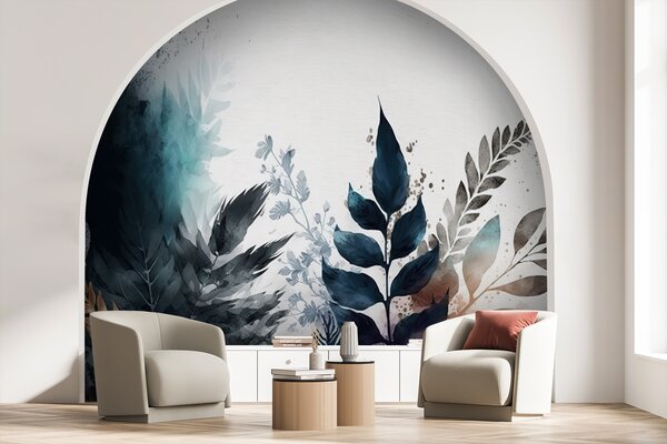 Fototapeta Elegantní botanický abstraktní design, Fototapety s listy, Populární fototapety, u75436 - Tapeko.co.cz