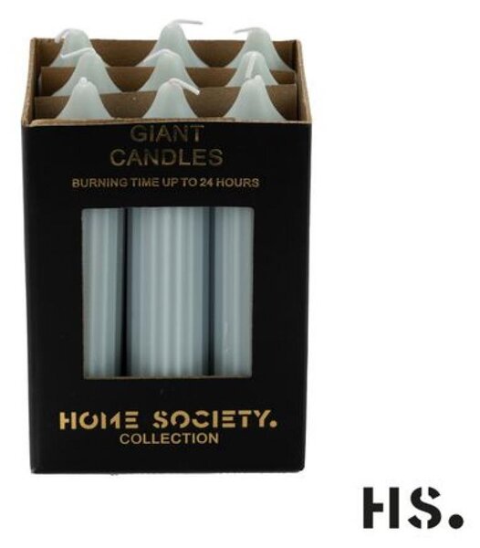 Home Society Svíčka pruhovaná modrá