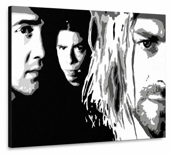 Ručně malovaný obraz POP Art Nirvana 1 kus nir - 80x60 cm