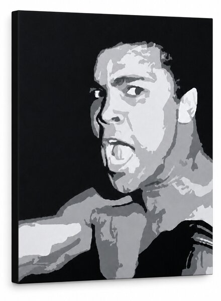 Ručně malovaný obraz POP Art Muhamad Ali 1 kus ali - 30x40 cm