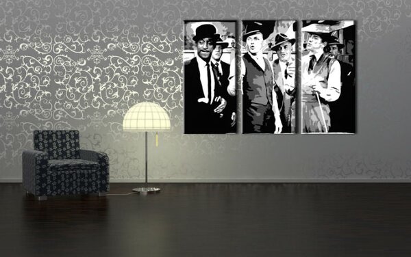 Ručně malovaný obraz POP Art Rat Pack 3 kusů rp2 - 60x40 cm