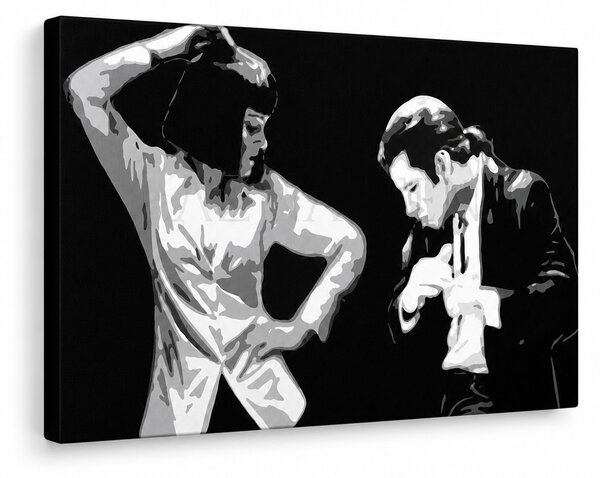 Ručně malovaný obraz POP Art Pulp Fiction 1 kus pulp4 - 80x40 cm