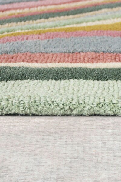 BĚHOUN, 60/230 cm, zelená, růžová Flair Rugs - Online Only koberce & rohožky, Online Only