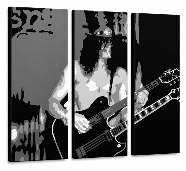 Ručně malovaný obraz POP Art Slash 3 díly en - 60x40 cm