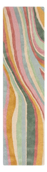 BĚHOUN, 60/230 cm, zelená, růžová Flair Rugs - Online Only koberce & rohožky, Online Only