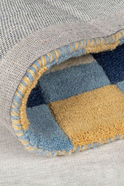 BĚHOUN, 60/230 cm, modrá, žlutá Flair Rugs - Online Only koberce & rohožky, Online Only