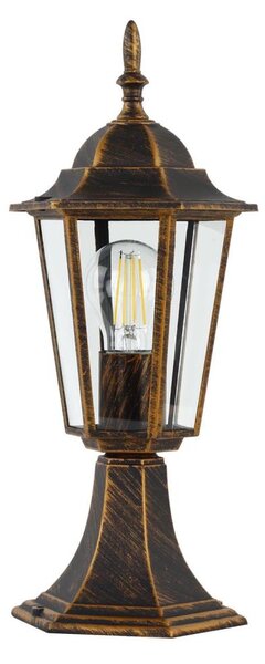 Venkovní lampa ARRAIA 1xE27/15W/230V IP44 bronz patina
