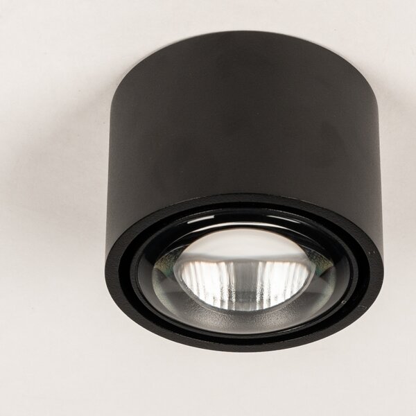 Stropní koupelnové LED svítidlo Focus Black IP54 (LMD)