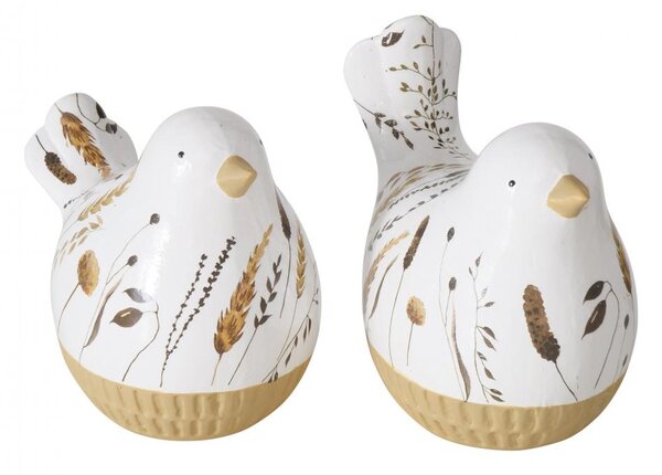 Boltze Home Collections Keramický dekorativní ptáček Jelena
