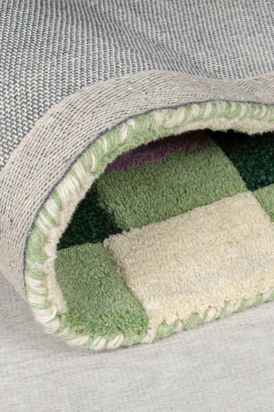 VLNĚNÝ KOBEREC, 120/170 cm zelená, fialová Flair Rugs - Online Only koberce & rohožky, Online Only