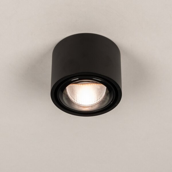 Stropní koupelnové LED svítidlo Focus Black IP54 (LMD)
