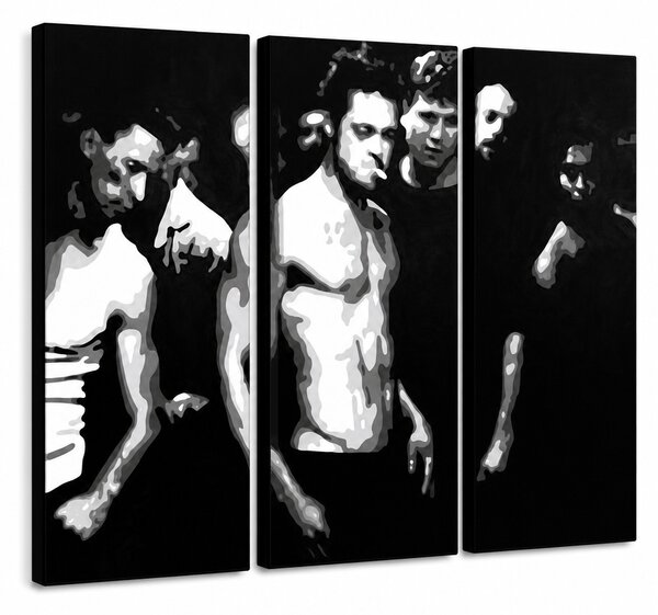 Ručně malovaný obraz POP Art Tváře 3 kusy - 60x40 cm