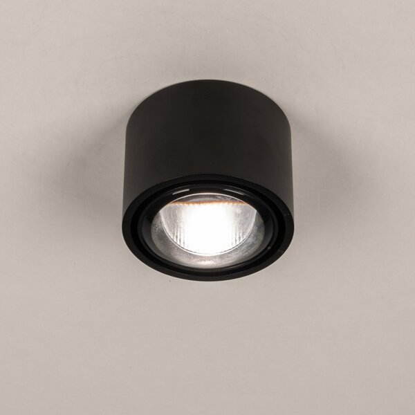 Stropní koupelnové LED svítidlo Focus Black IP54 (LMD)