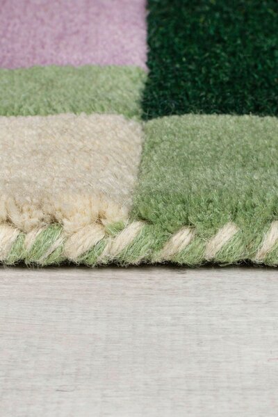 VLNĚNÝ KOBEREC, 120/170 cm zelená, fialová Flair Rugs - Online Only koberce & rohožky, Online Only