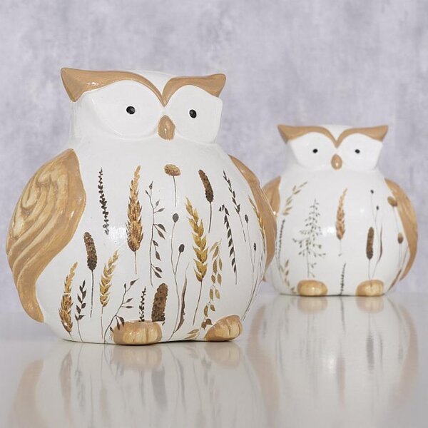 Boltze Home Collections Keramická dekorativní sova Jelena