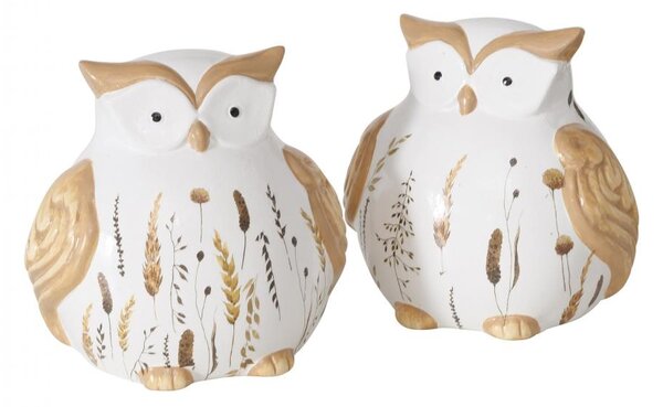 Boltze Home Collections Keramická dekorativní sova Jelena A
