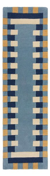 BĚHOUN, 60/230 cm, modrá, žlutá Flair Rugs - Online Only koberce & rohožky, Online Only