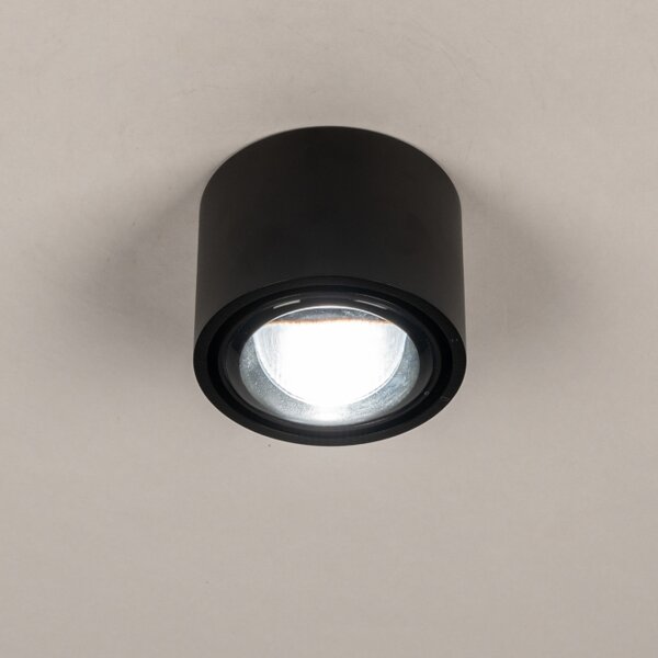 Stropní koupelnové LED svítidlo Focus Black IP54 (LMD)