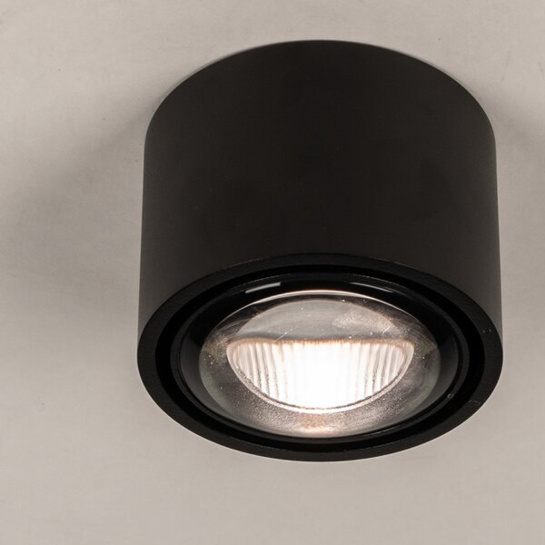 Stropní koupelnové LED svítidlo Focus Black IP54 (LMD)