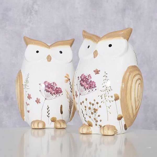 Boltze Home Collections Keramická dekorativní sova Mathilda