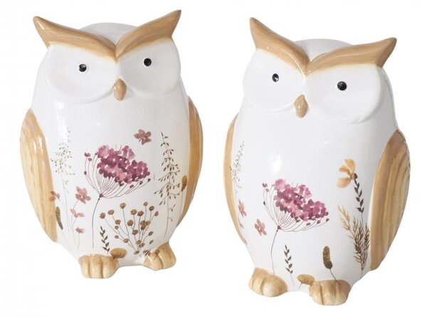 Boltze Home Collections Keramická dekorativní sova Mathilda