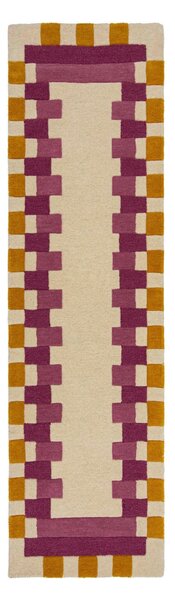 BĚHOUN, 60/230 cm, žlutá, růžová Flair Rugs - Online Only koberce & rohožky, Online Only
