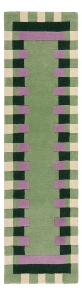 BĚHOUN, 60/230 cm, zelená, fialová Flair Rugs - Online Only koberce & rohožky, Online Only