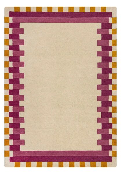 VLNĚNÝ KOBEREC, 120/170 cm žlutá, růžová Flair Rugs - Online Only koberce & rohožky, Online Only