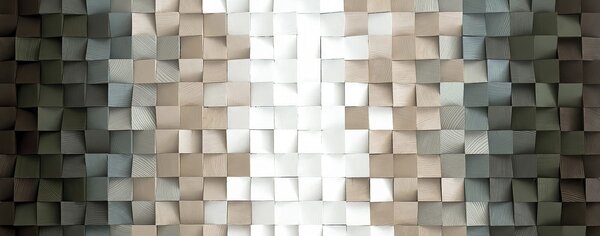 Fototapeta Stěna ze čtverců, Geometrické 3D fototapety, Populární fototapety, u75833 - Tapeko.co.cz
