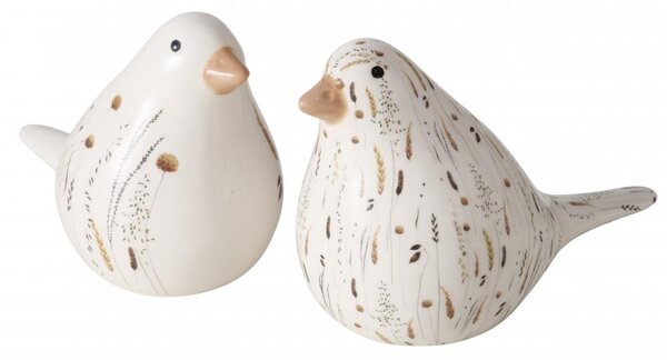 Boltze Home Collections Keramický dekorativní malý ptáček Jelena