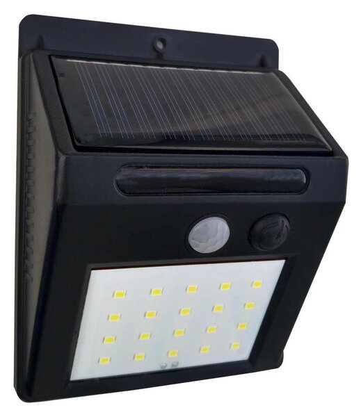 LED Solární nástěnné svítidlo se senzorem LED/3W/3,7V 1200 mAh IP44