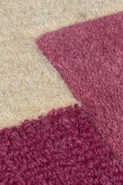VLNĚNÝ KOBEREC, 120/170 cm žlutá, růžová Flair Rugs - Online Only koberce & rohožky, Online Only