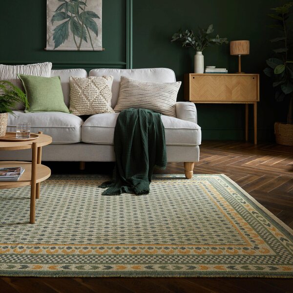 TKANÝ KOBEREC, 120/170 cm zelená Flair Rugs - Online Only koberce & rohožky, Online Only